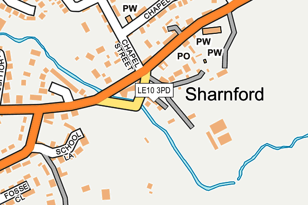 LE10 3PD map - OS OpenMap – Local (Ordnance Survey) LE10 3PD map - OS OpenMap – Local (Ordnance Survey)