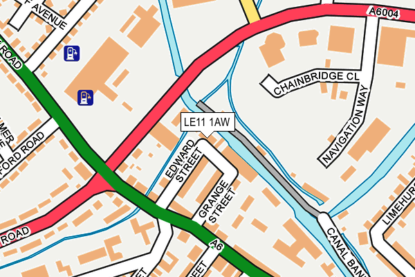 LE11 1AW map - OS OpenMap – Local (Ordnance Survey) LE11 1AW map - OS OpenMap – Local (Ordnance Survey)