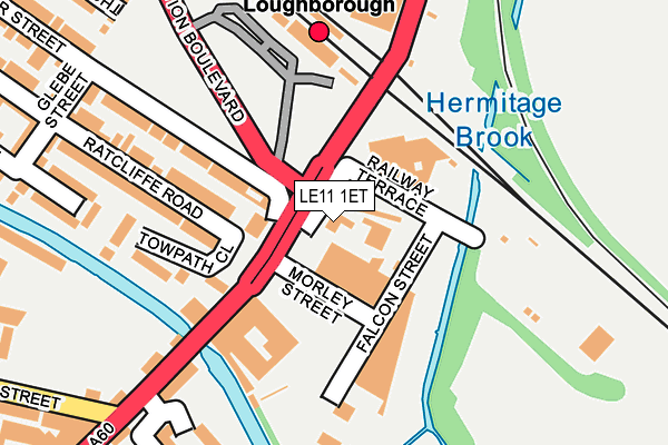 LE11 1ET map - OS OpenMap – Local (Ordnance Survey) LE11 1ET map - OS OpenMap – Local (Ordnance Survey)