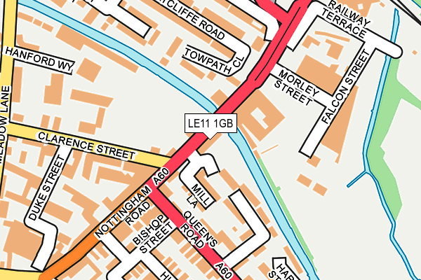 LE11 1GB map - OS OpenMap – Local (Ordnance Survey) LE11 1GB map - OS OpenMap – Local (Ordnance Survey)