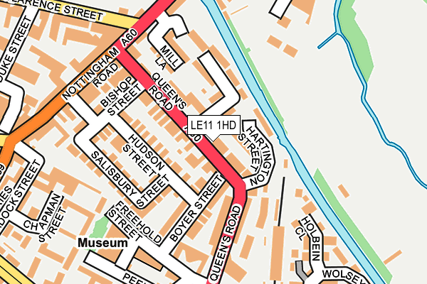 LE11 1HD map - OS OpenMap – Local (Ordnance Survey) LE11 1HD map - OS OpenMap – Local (Ordnance Survey)