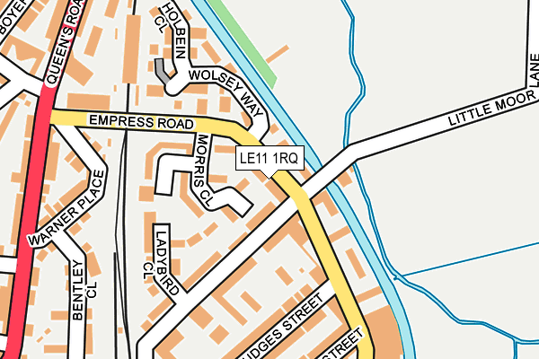 LE11 1RQ map - OS OpenMap – Local (Ordnance Survey) LE11 1RQ map - OS OpenMap – Local (Ordnance Survey)