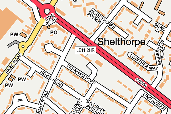 LE11 2HR map - OS OpenMap – Local (Ordnance Survey) LE11 2HR map - OS OpenMap – Local (Ordnance Survey)