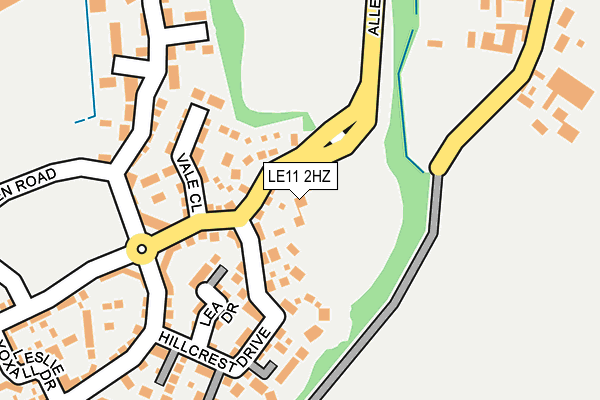 LE11 2HZ map - OS OpenMap – Local (Ordnance Survey) LE11 2HZ map - OS OpenMap – Local (Ordnance Survey)
