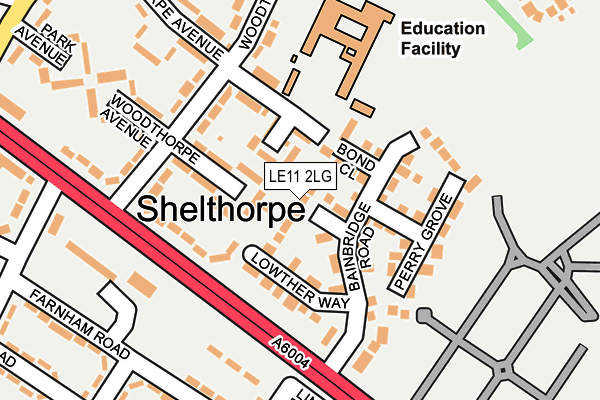 LE11 2LG map - OS OpenMap – Local (Ordnance Survey) LE11 2LG map - OS OpenMap – Local (Ordnance Survey)
