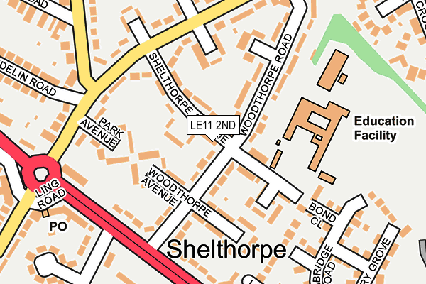 LE11 2ND map - OS OpenMap – Local (Ordnance Survey) LE11 2ND map - OS OpenMap – Local (Ordnance Survey)