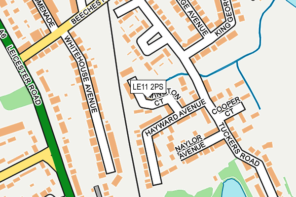 LE11 2PS map - OS OpenMap – Local (Ordnance Survey) LE11 2PS map - OS OpenMap – Local (Ordnance Survey)