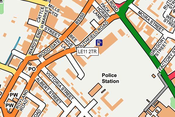 LE11 2TR map - OS OpenMap – Local (Ordnance Survey) LE11 2TR map - OS OpenMap – Local (Ordnance Survey)