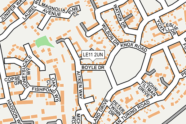 LE11 2UN map - OS OpenMap – Local (Ordnance Survey) LE11 2UN map - OS OpenMap – Local (Ordnance Survey)