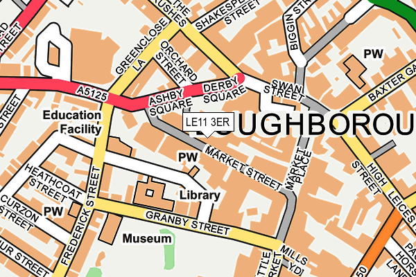 LE11 3ER map - OS OpenMap – Local (Ordnance Survey) LE11 3ER map - OS OpenMap – Local (Ordnance Survey)