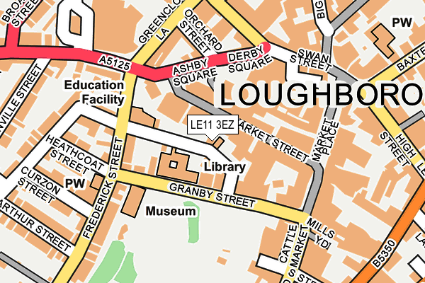 LE11 3EZ map - OS OpenMap – Local (Ordnance Survey) LE11 3EZ map - OS OpenMap – Local (Ordnance Survey)