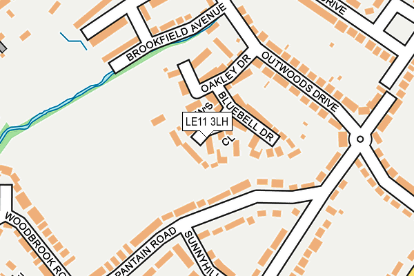 LE11 3LH map - OS OpenMap – Local (Ordnance Survey) LE11 3LH map - OS OpenMap – Local (Ordnance Survey)