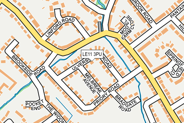 LE11 3PU map - OS OpenMap – Local (Ordnance Survey) LE11 3PU map - OS OpenMap – Local (Ordnance Survey)