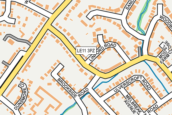 LE11 3PZ map - OS OpenMap – Local (Ordnance Survey) LE11 3PZ map - OS OpenMap – Local (Ordnance Survey)
