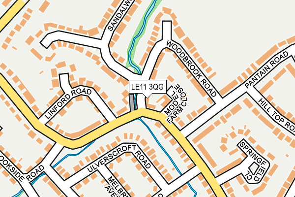 LE11 3QG map - OS OpenMap – Local (Ordnance Survey) LE11 3QG map - OS OpenMap – Local (Ordnance Survey)