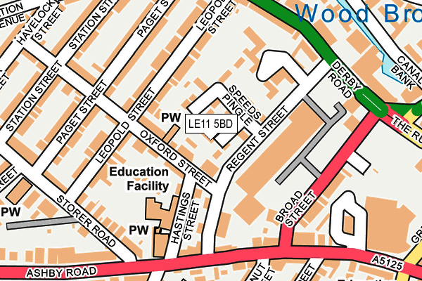 LE11 5BD map - OS OpenMap – Local (Ordnance Survey) LE11 5BD map - OS OpenMap – Local (Ordnance Survey)