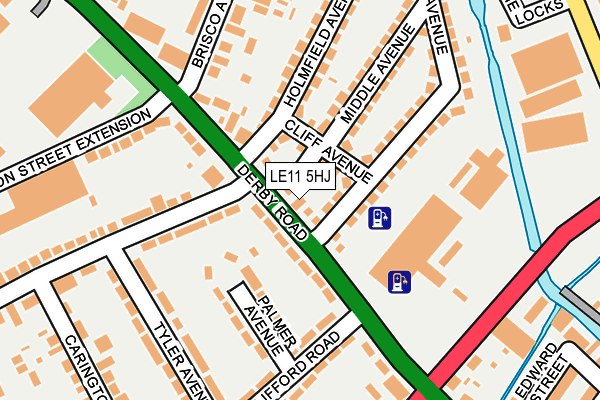 LE11 5HJ map - OS OpenMap – Local (Ordnance Survey) LE11 5HJ map - OS OpenMap – Local (Ordnance Survey)
