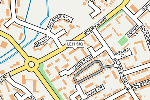 LE11 5JQ map - OS OpenMap – Local (Ordnance Survey) LE11 5JQ map - OS OpenMap – Local (Ordnance Survey)