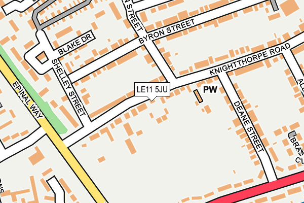 LE11 5JU map - OS OpenMap – Local (Ordnance Survey) LE11 5JU map - OS OpenMap – Local (Ordnance Survey)
