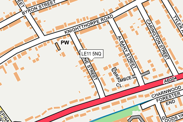 LE11 5NQ map - OS OpenMap – Local (Ordnance Survey) LE11 5NQ map - OS OpenMap – Local (Ordnance Survey)