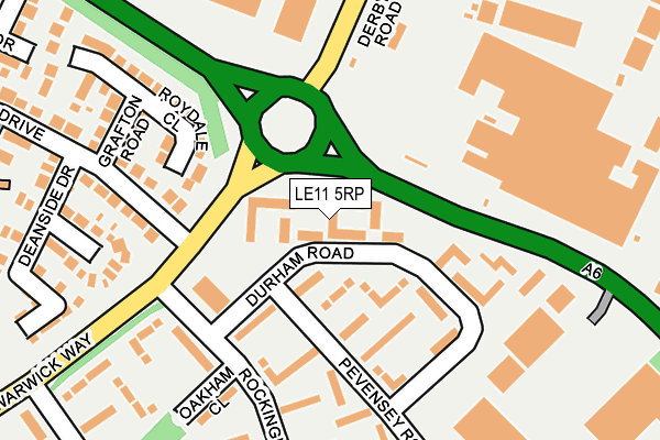 LE11 5RP map - OS OpenMap – Local (Ordnance Survey) LE11 5RP map - OS OpenMap – Local (Ordnance Survey)