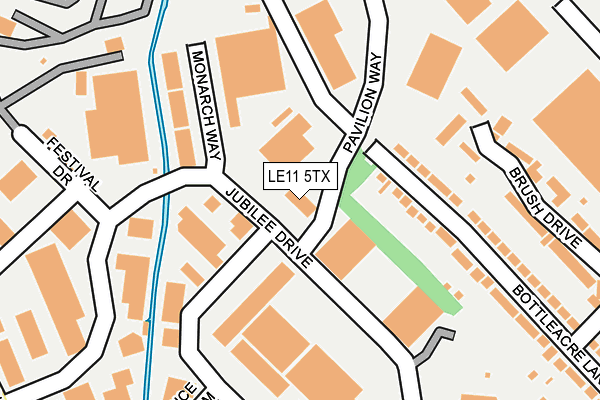 LE11 5TX map - OS OpenMap – Local (Ordnance Survey) LE11 5TX map - OS OpenMap – Local (Ordnance Survey)