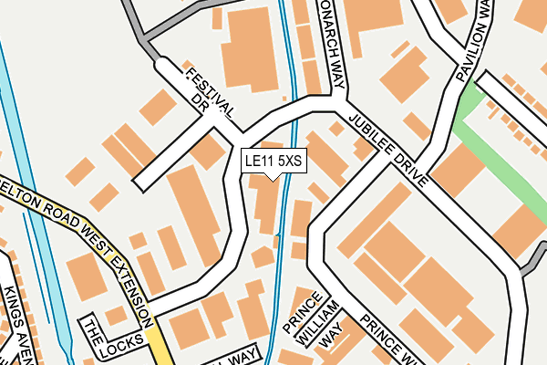 LE11 5XS map - OS OpenMap – Local (Ordnance Survey) LE11 5XS map - OS OpenMap – Local (Ordnance Survey)
