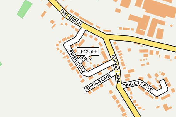 LE12 5DH map - OS OpenMap – Local (Ordnance Survey) LE12 5DH map - OS OpenMap – Local (Ordnance Survey)