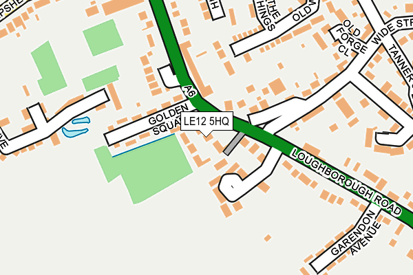LE12 5HQ map - OS OpenMap – Local (Ordnance Survey) LE12 5HQ map - OS OpenMap – Local (Ordnance Survey)
