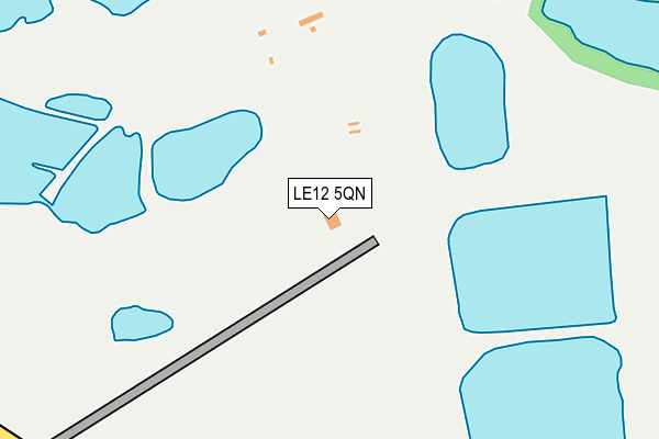 LE12 5QN map - OS OpenMap – Local (Ordnance Survey) LE12 5QN map - OS OpenMap – Local (Ordnance Survey)