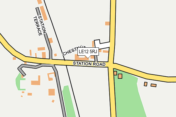 LE12 5RJ map - OS OpenMap – Local (Ordnance Survey) LE12 5RJ map - OS OpenMap – Local (Ordnance Survey)