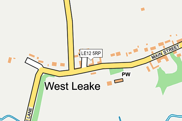 LE12 5RP map - OS OpenMap – Local (Ordnance Survey) LE12 5RP map - OS OpenMap – Local (Ordnance Survey)