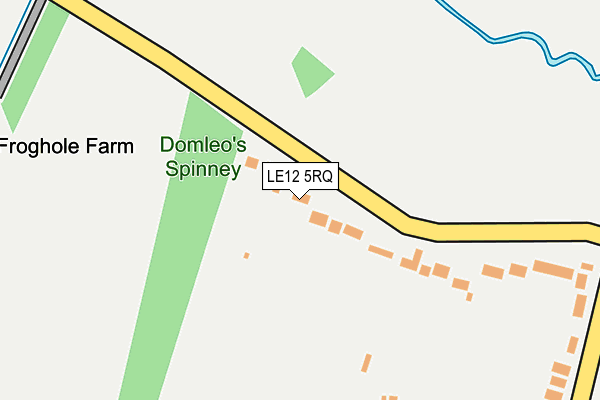 LE12 5RQ map - OS OpenMap – Local (Ordnance Survey) LE12 5RQ map - OS OpenMap – Local (Ordnance Survey)