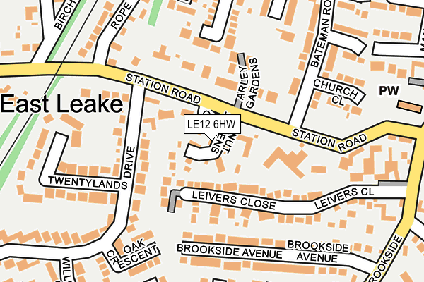 LE12 6HW map - OS OpenMap – Local (Ordnance Survey) LE12 6HW map - OS OpenMap – Local (Ordnance Survey)