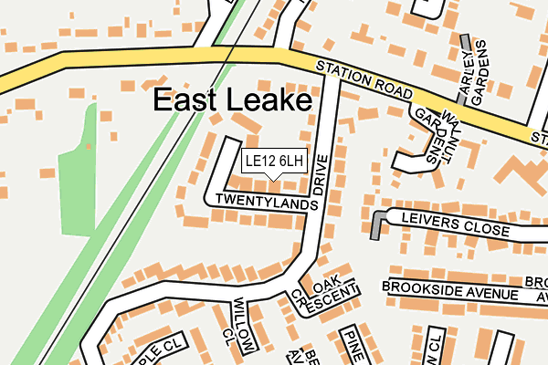 LE12 6LH map - OS OpenMap – Local (Ordnance Survey) LE12 6LH map - OS OpenMap – Local (Ordnance Survey)