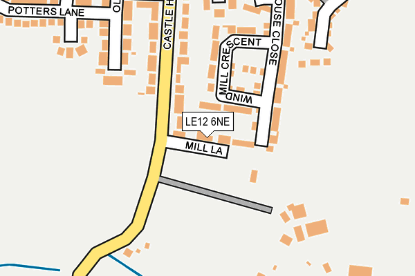 LE12 6NE map - OS OpenMap – Local (Ordnance Survey) LE12 6NE map - OS OpenMap – Local (Ordnance Survey)