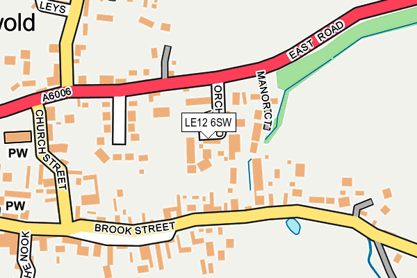 LE12 6SW map - OS OpenMap – Local (Ordnance Survey) LE12 6SW map - OS OpenMap – Local (Ordnance Survey)