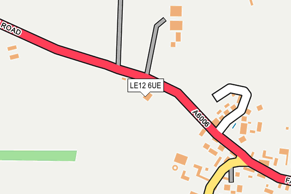 LE12 6UE map - OS OpenMap – Local (Ordnance Survey) LE12 6UE map - OS OpenMap – Local (Ordnance Survey)