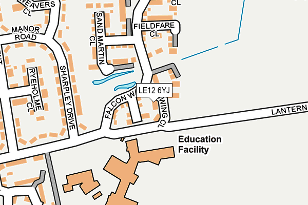 LE12 6YJ map - OS OpenMap – Local (Ordnance Survey) LE12 6YJ map - OS OpenMap – Local (Ordnance Survey)