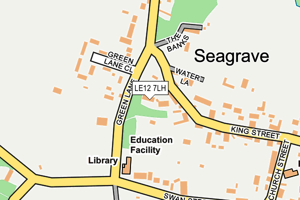 LE12 7LH map - OS OpenMap – Local (Ordnance Survey) LE12 7LH map - OS OpenMap – Local (Ordnance Survey)