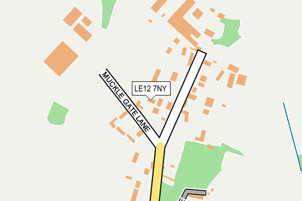 LE12 7NY map - OS OpenMap – Local (Ordnance Survey) LE12 7NY map - OS OpenMap – Local (Ordnance Survey)