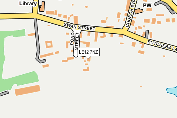 LE12 7NZ map - OS OpenMap – Local (Ordnance Survey) LE12 7NZ map - OS OpenMap – Local (Ordnance Survey)