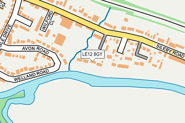 LE12 8GY map - OS OpenMap – Local (Ordnance Survey) LE12 8GY map - OS OpenMap – Local (Ordnance Survey)
