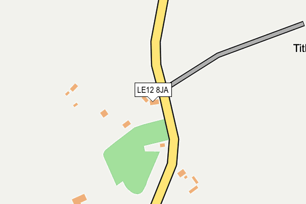 LE12 8JA map - OS OpenMap – Local (Ordnance Survey) LE12 8JA map - OS OpenMap – Local (Ordnance Survey)