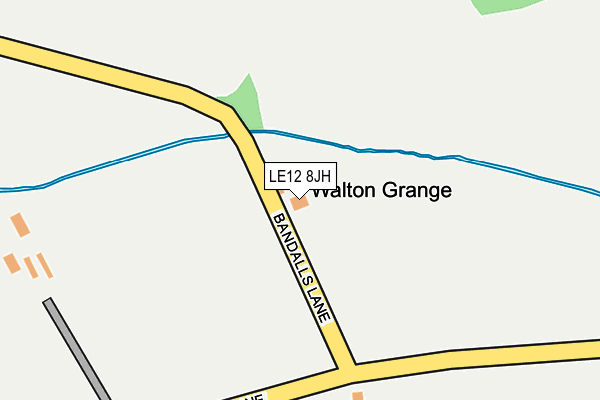 LE12 8JH map - OS OpenMap – Local (Ordnance Survey) LE12 8JH map - OS OpenMap – Local (Ordnance Survey)