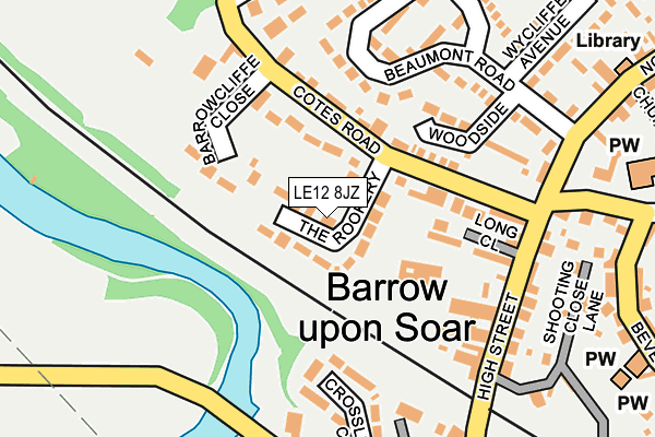 LE12 8JZ map - OS OpenMap – Local (Ordnance Survey) LE12 8JZ map - OS OpenMap – Local (Ordnance Survey)