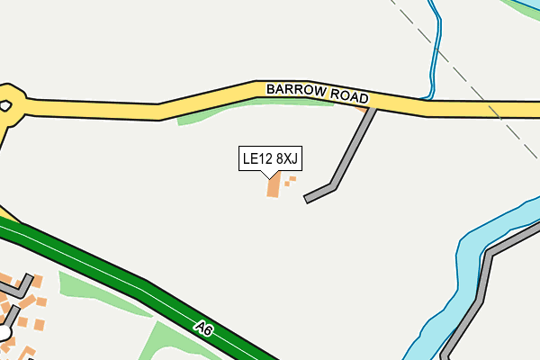 LE12 8XJ map - OS OpenMap – Local (Ordnance Survey) LE12 8XJ map - OS OpenMap – Local (Ordnance Survey)