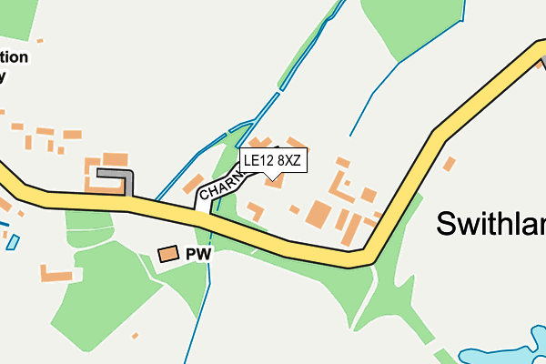 LE12 8XZ map - OS OpenMap – Local (Ordnance Survey) LE12 8XZ map - OS OpenMap – Local (Ordnance Survey)