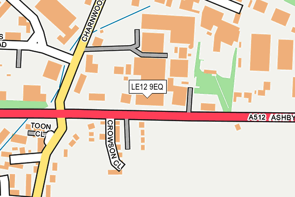 LE12 9EQ map - OS OpenMap – Local (Ordnance Survey) LE12 9EQ map - OS OpenMap – Local (Ordnance Survey)