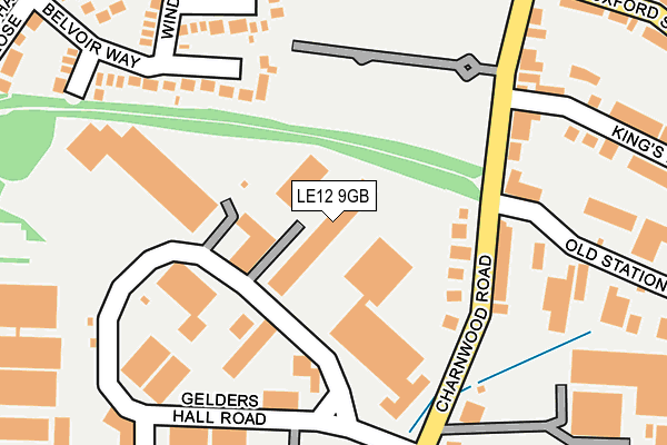 LE12 9GB map - OS OpenMap – Local (Ordnance Survey) LE12 9GB map - OS OpenMap – Local (Ordnance Survey)